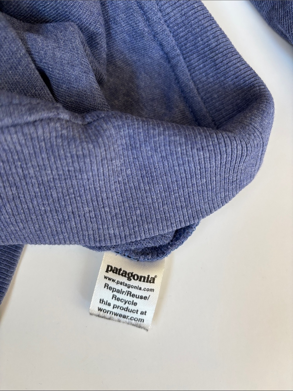 Patagonia Organic Cotton French Terry Blue Zip Hoodie Sweatshirt 52815 Womens XS - Picture 4 of 10